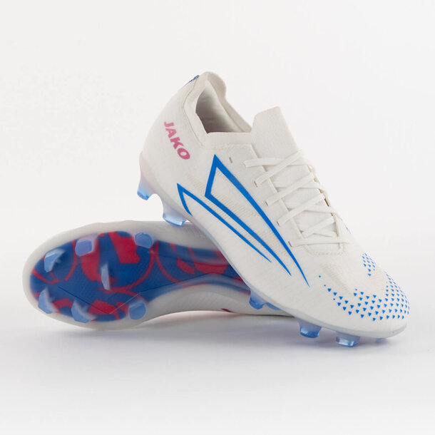 Fußballschuh JAKO RS89 Elite FG/AG weiß/rhodamine rot/blau