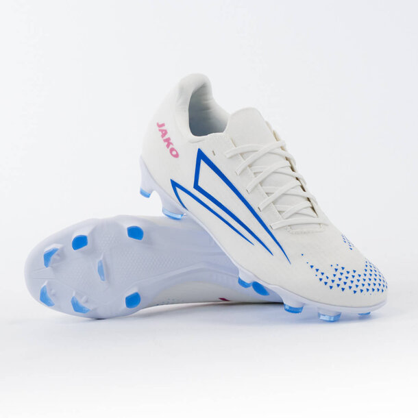 Fußballschuh JAKO RS89 Team FG/AG weiß/rhodamine rot/blau