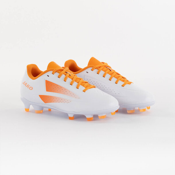 Kinder Fußballschuh JAKO OPURA Academy FG/AG weiß/orange
